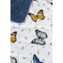ETE HOMETEX TEK KİŞİLİK LÜX WELSOFT YORGAN KELEBEK İNDİGO 155X215CM 8696474231930